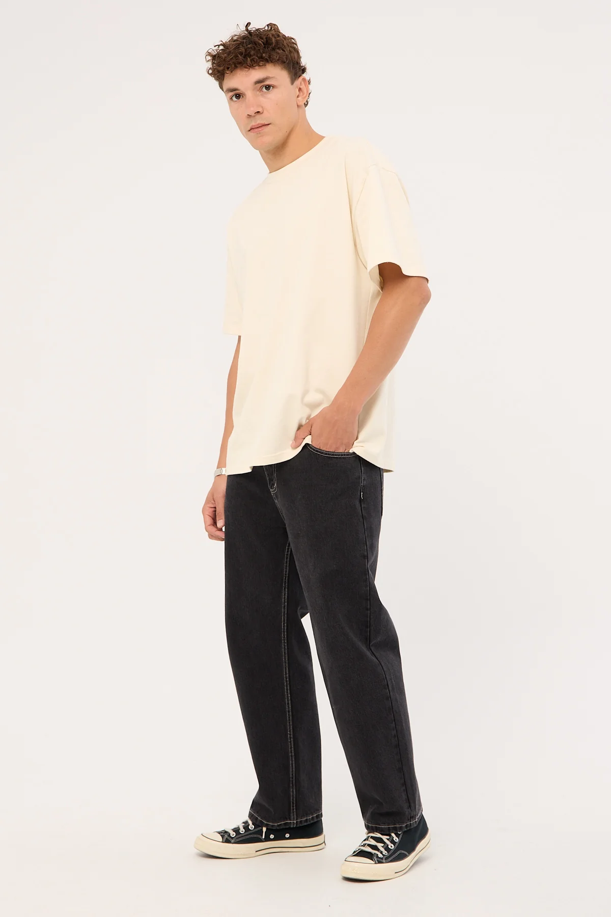 Common Need Whitman Straight Jean Storm Black - Image 4