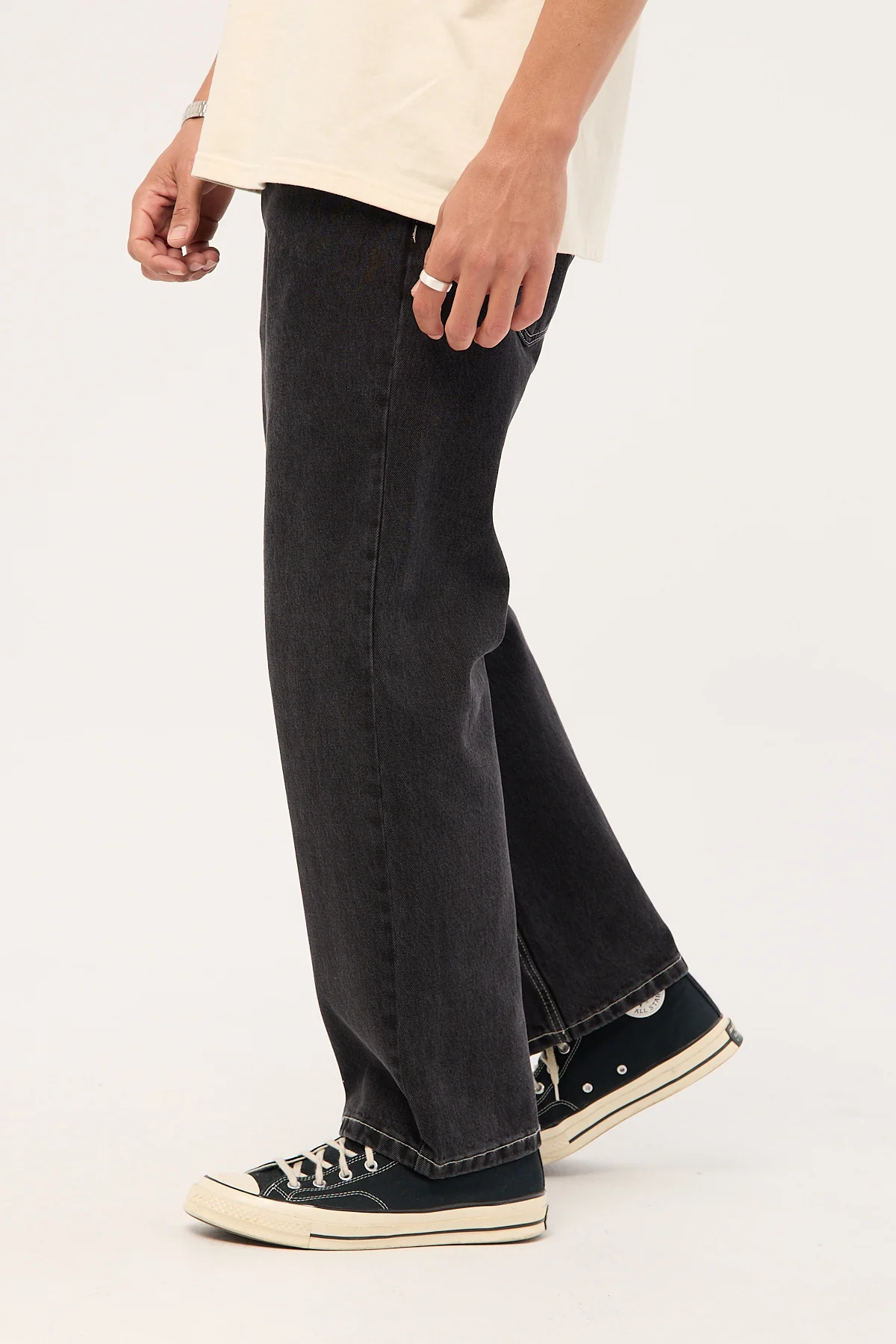 Common Need Whitman Straight Jean Storm Black - Image 5