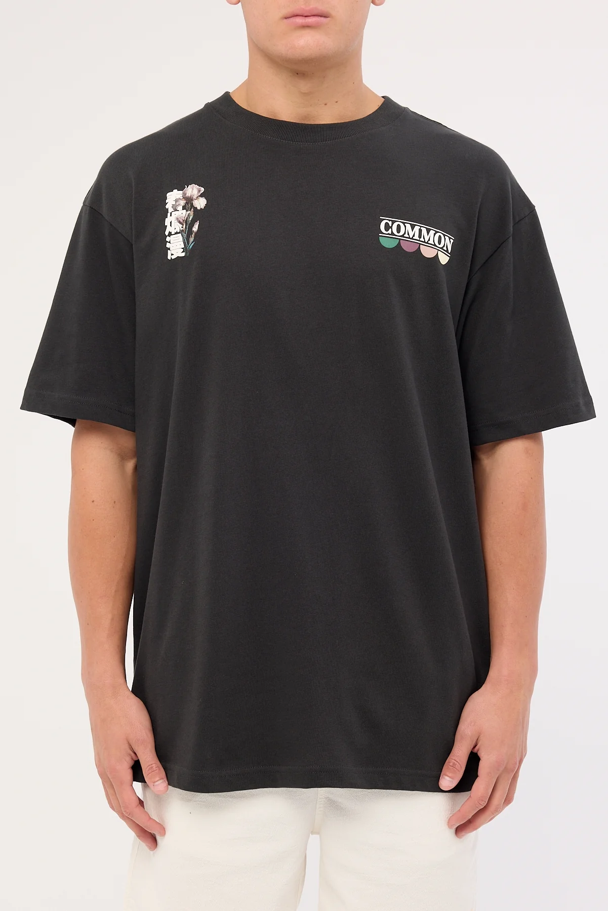 Common Need Yuri Heavyweight Boxy Tee Onyx - Image 8