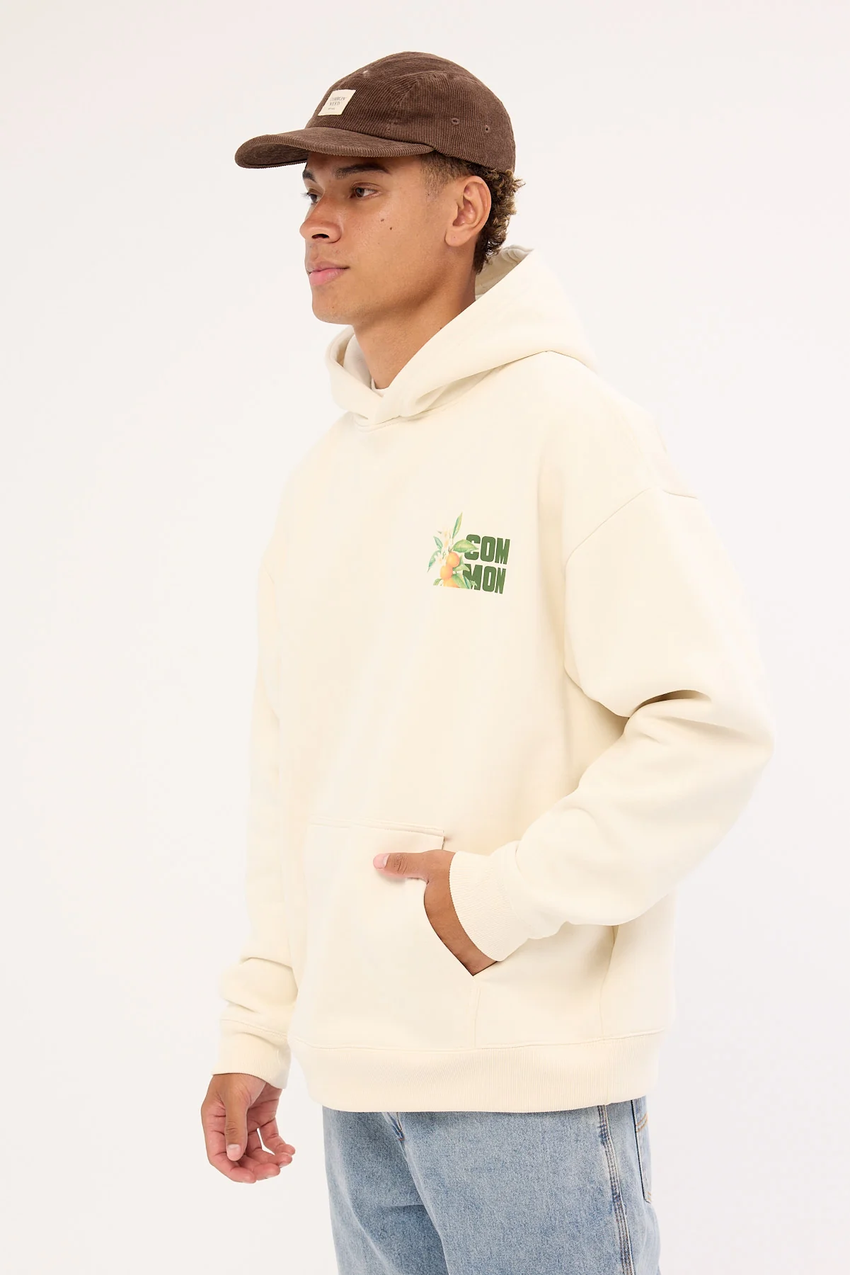 Common Need Zest Boxy Hoodie Off White - Image 4
