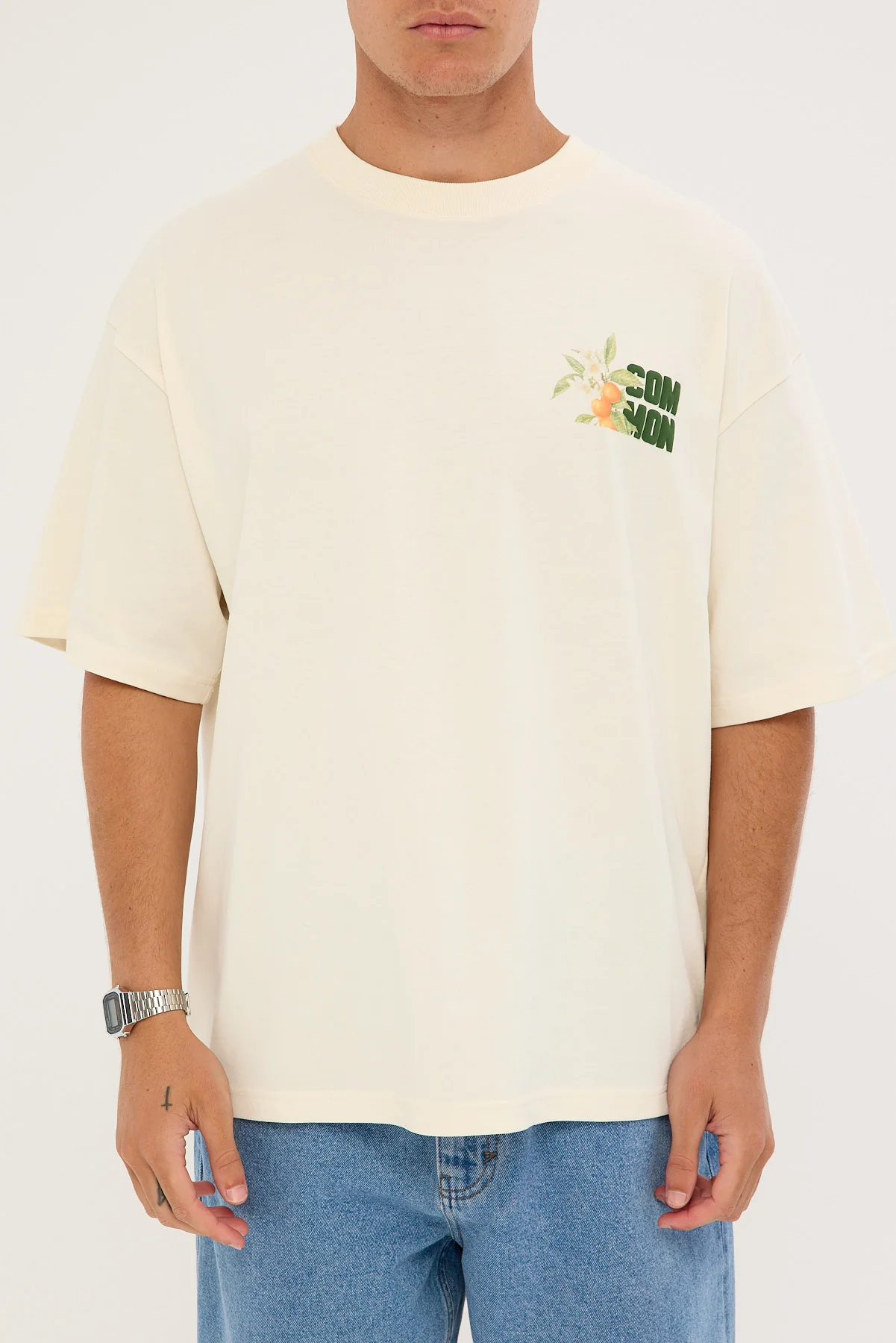 Common Need Zest Heavyweight Easy Tee Off White - Image 8