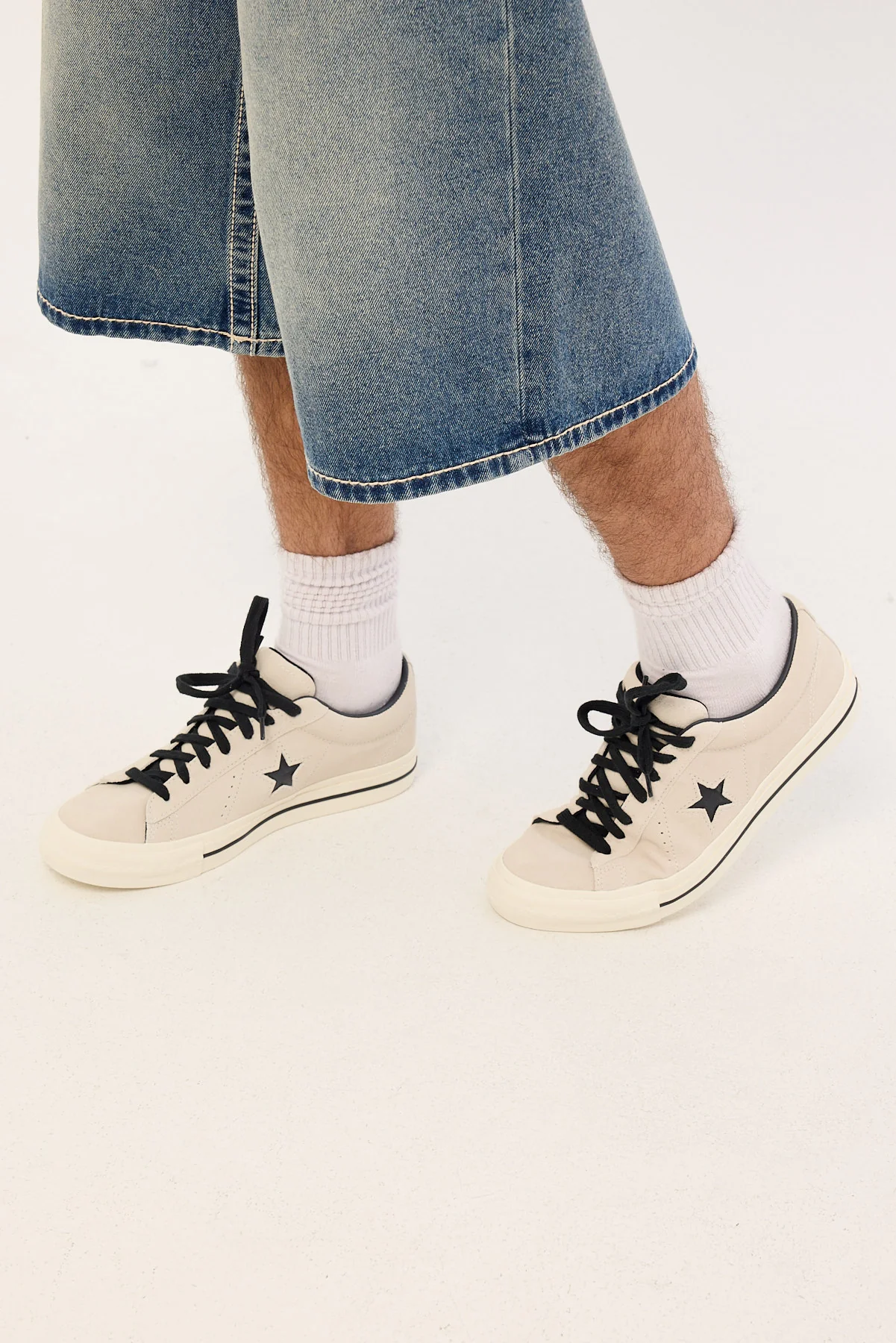 Converse One Star 95 Egret/Black/Egret - Image 5