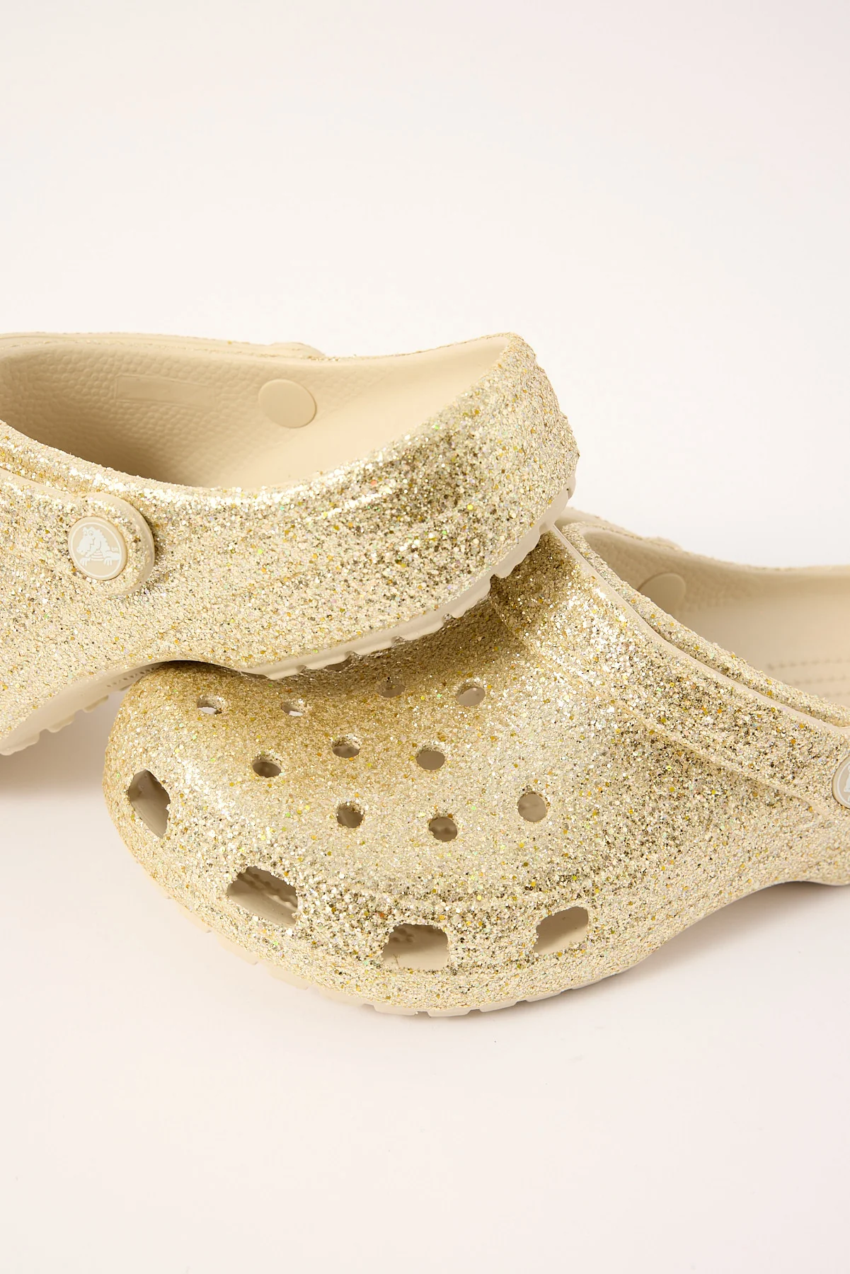 Crocs Classic Chunky Glitter Clog Sandstorm - Image 4