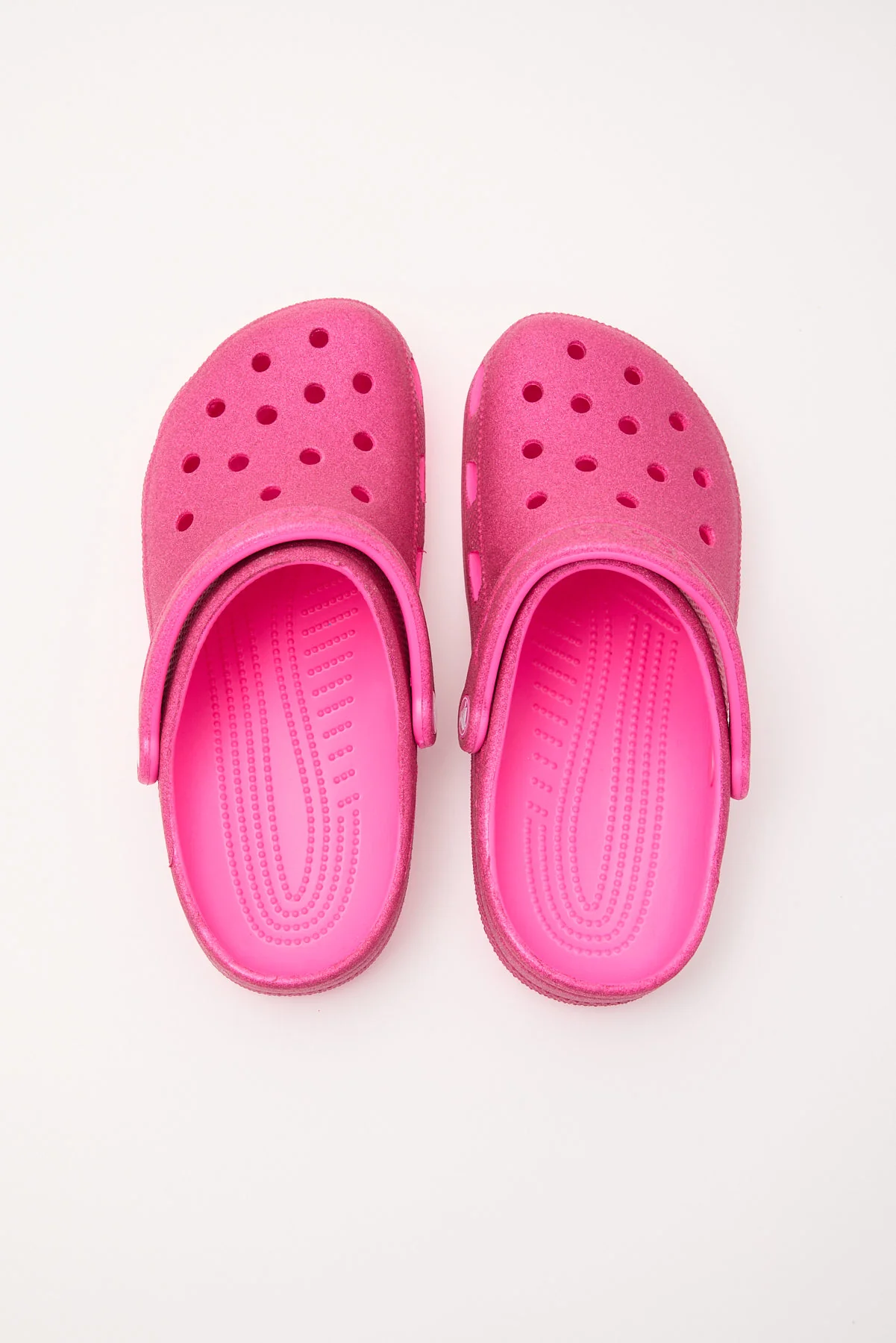 Crocs Classic Glitter Clog Pink Crush - Image 2