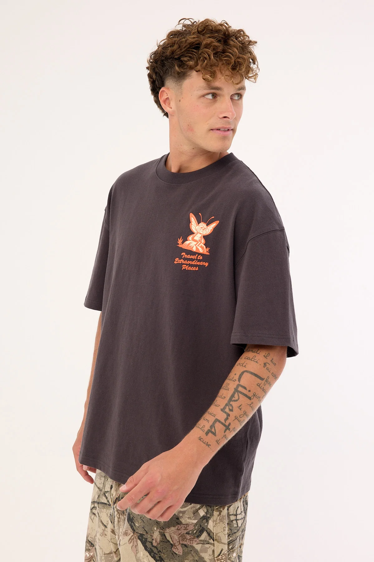 Deus Ex Machina 24 HR Tee Anthracite - Image 5
