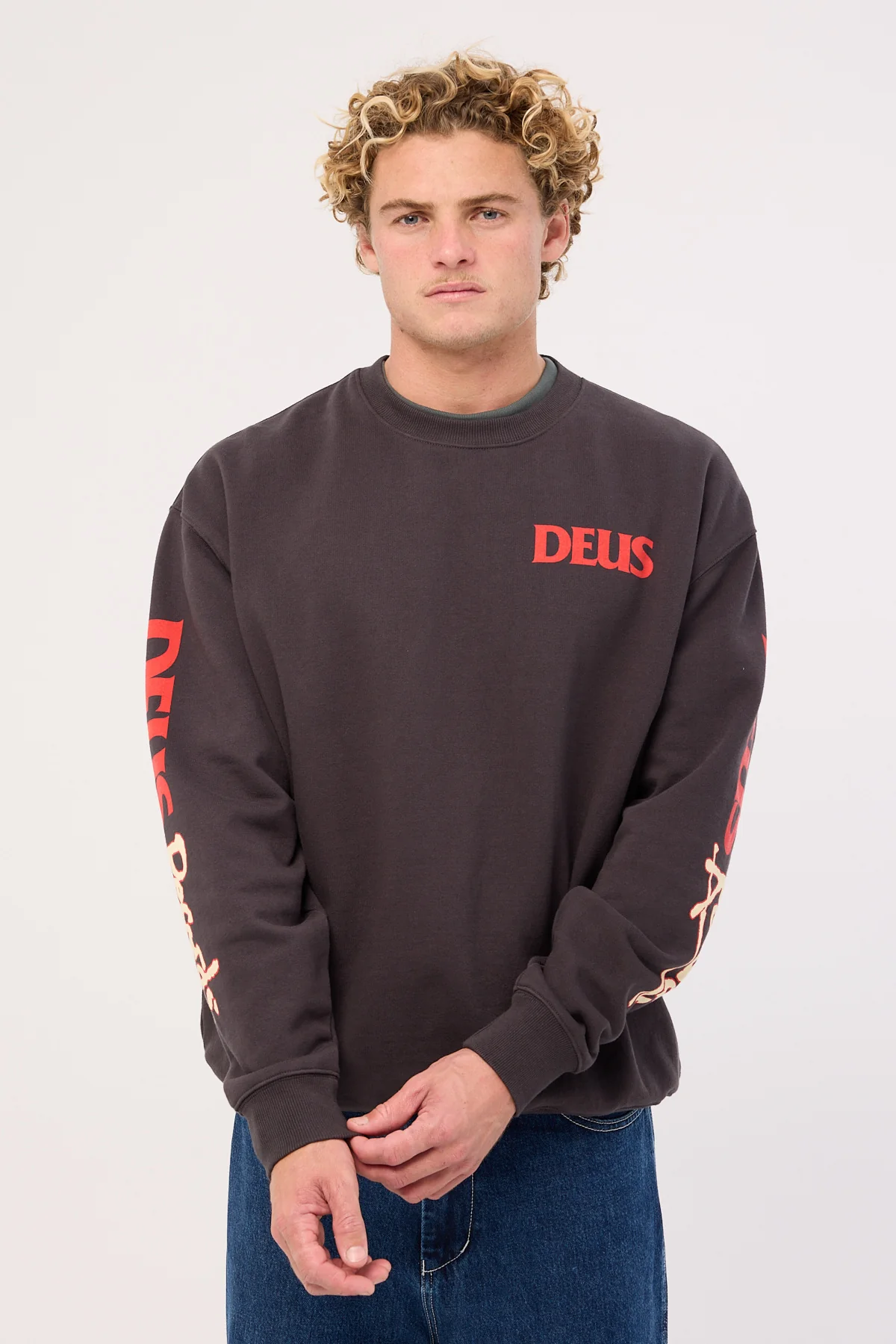 Deus Ex Machina Cold Sag Crew Anthracite - Image 2