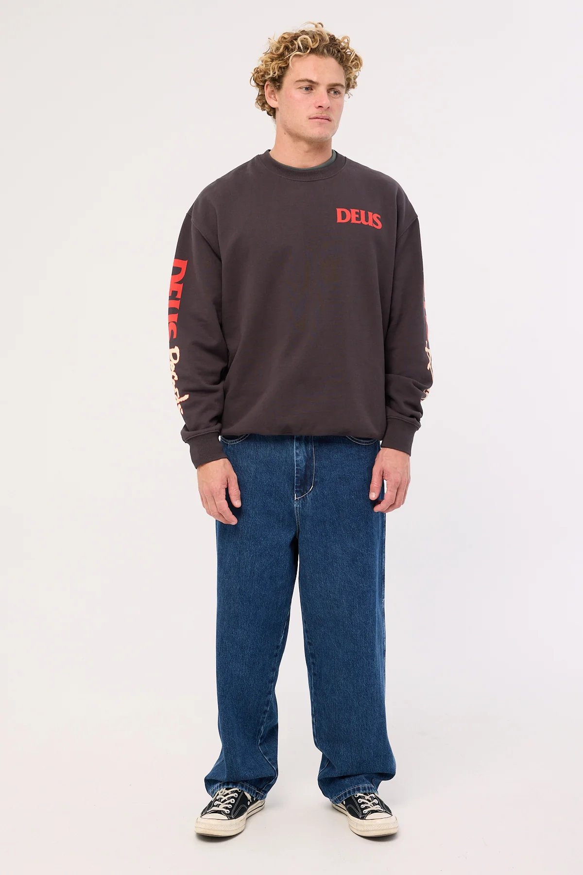 Deus Ex Machina Cold Sag Crew Anthracite - Image 3