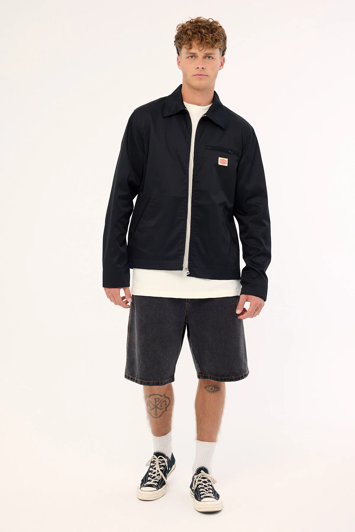 Deus Ex Machina Service Work Jacket Black