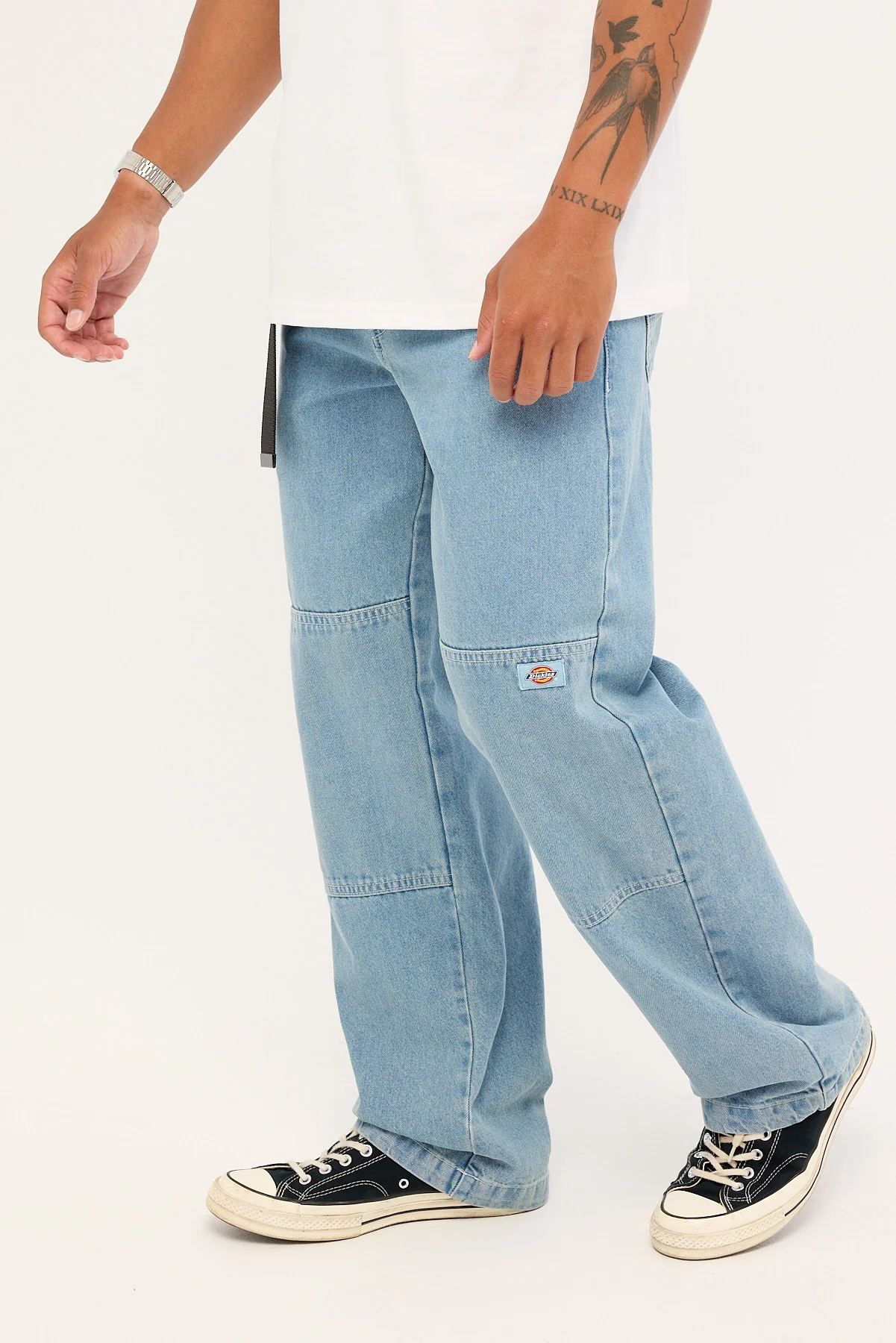 Dickies Double Knee Denim Pant Light Denim - Image 3