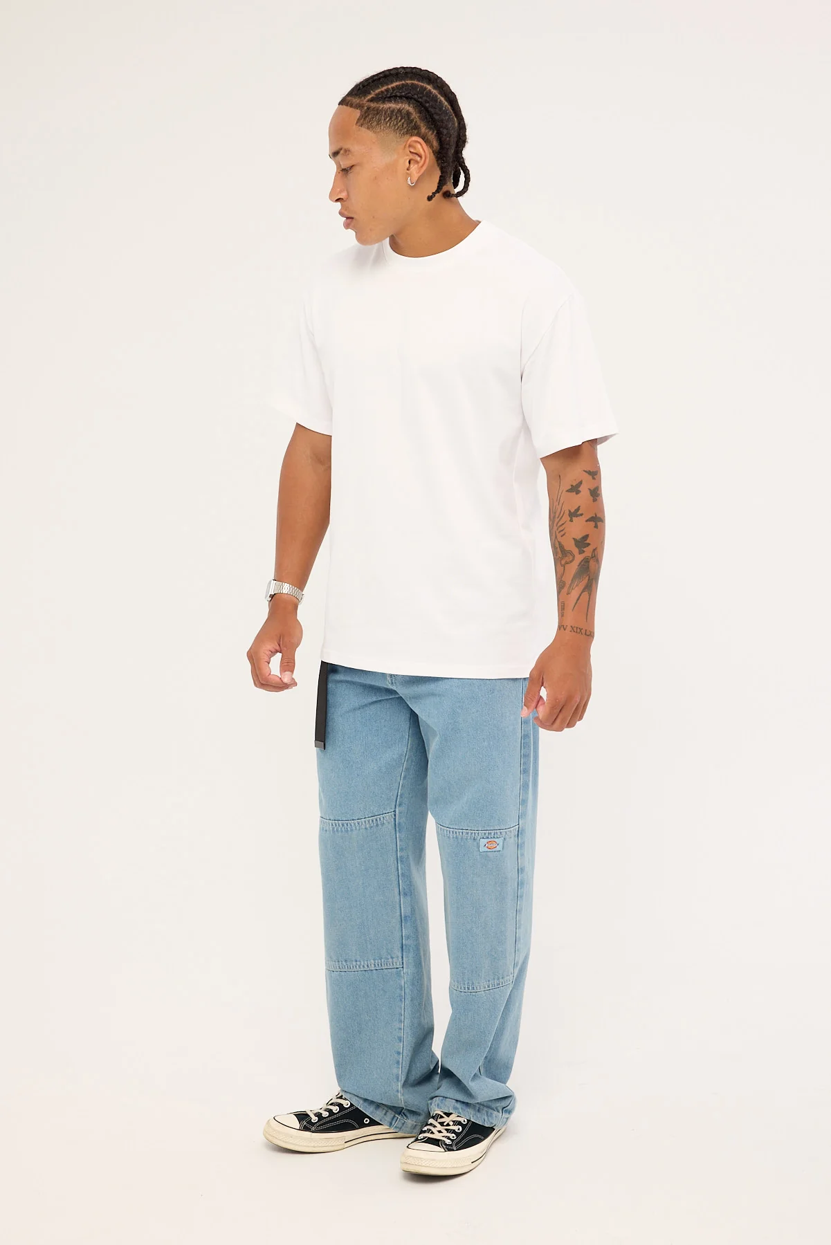 Dickies Double Knee Denim Pant Light Denim - Image 4