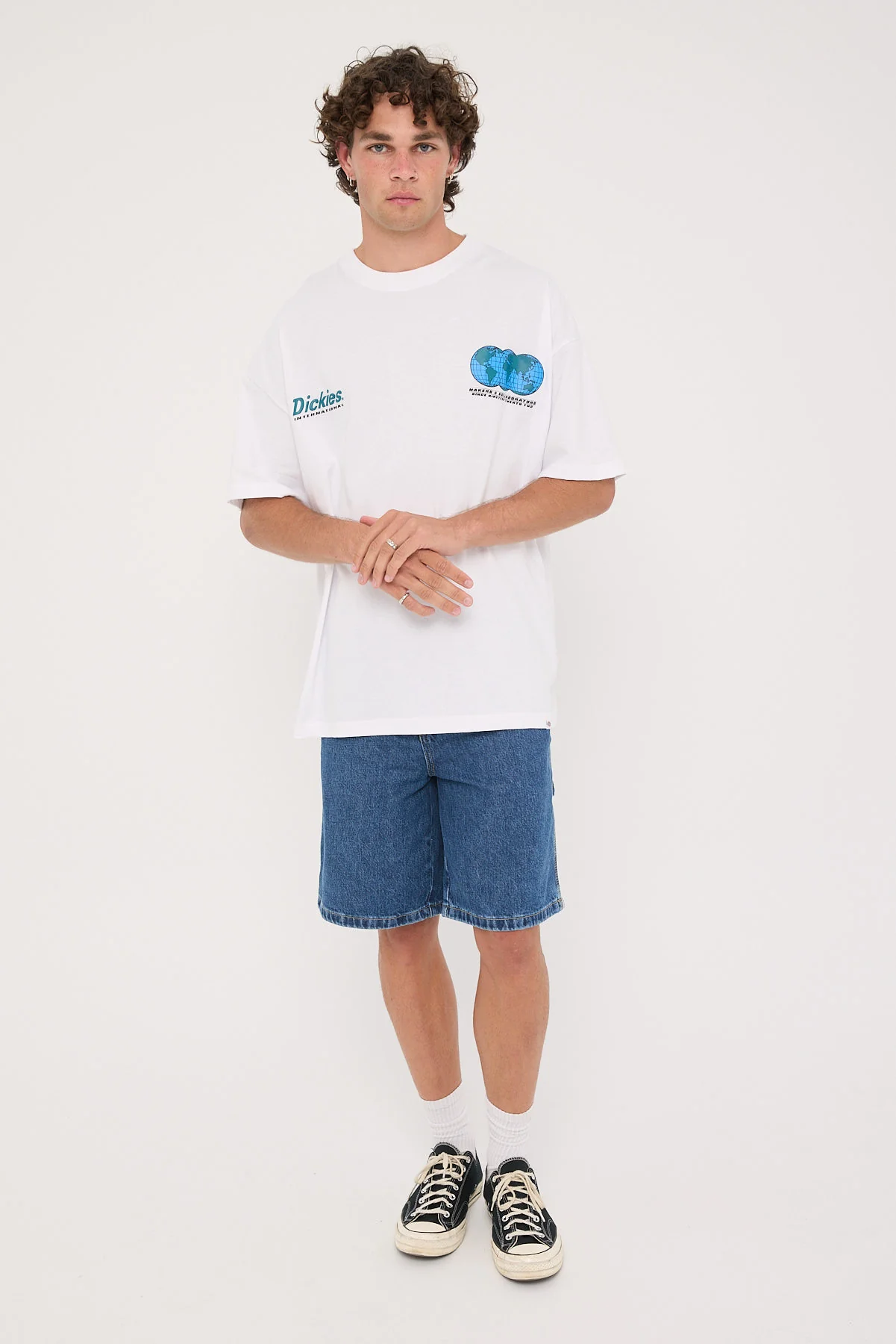 Dickies International Front 330 Tee White - Image 2