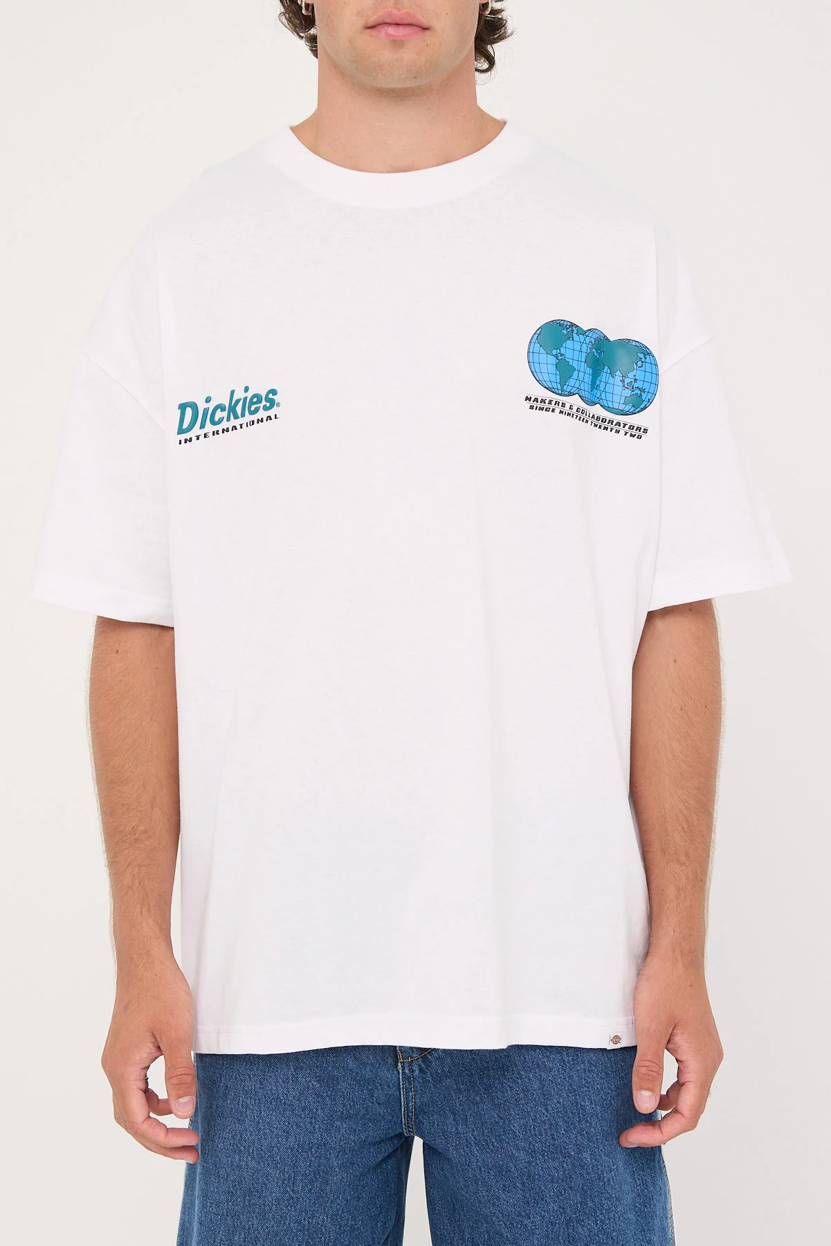Dickies International Front 330 Tee White - Image 6