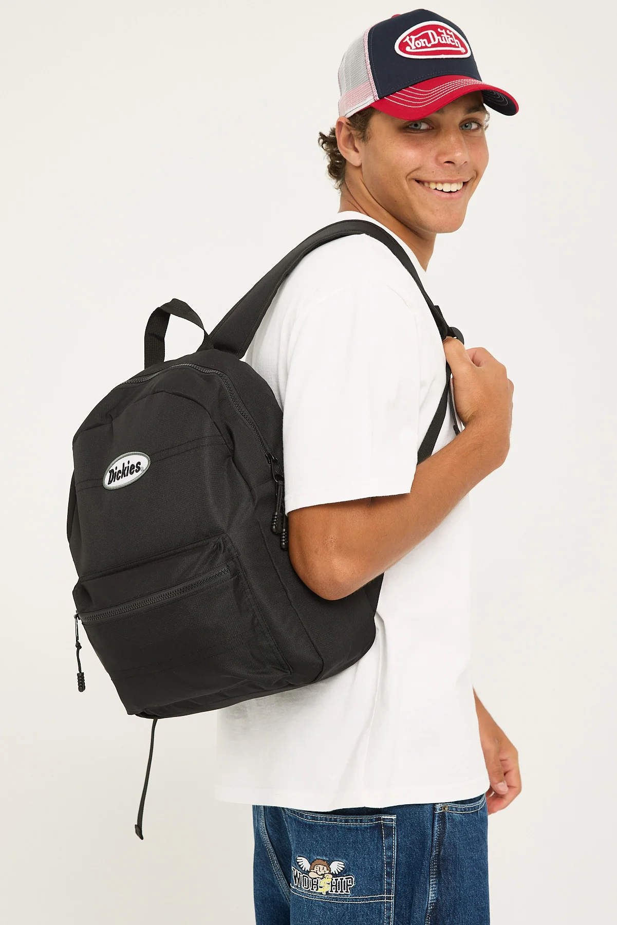 Dickies Lubbock Patch Ripstop Backpack Black - Image 5