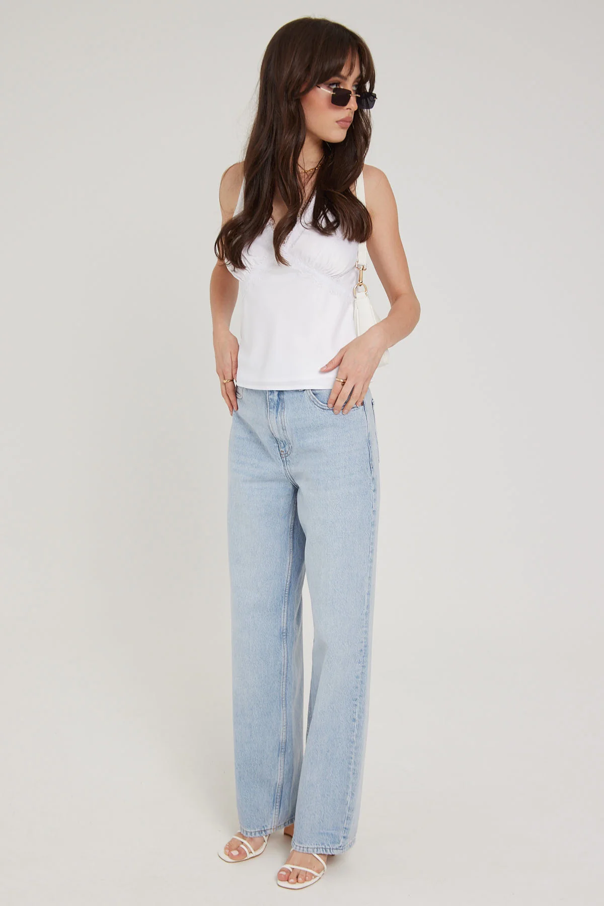 Dr Denim Donna Jean Stream Light Worn - Image 3