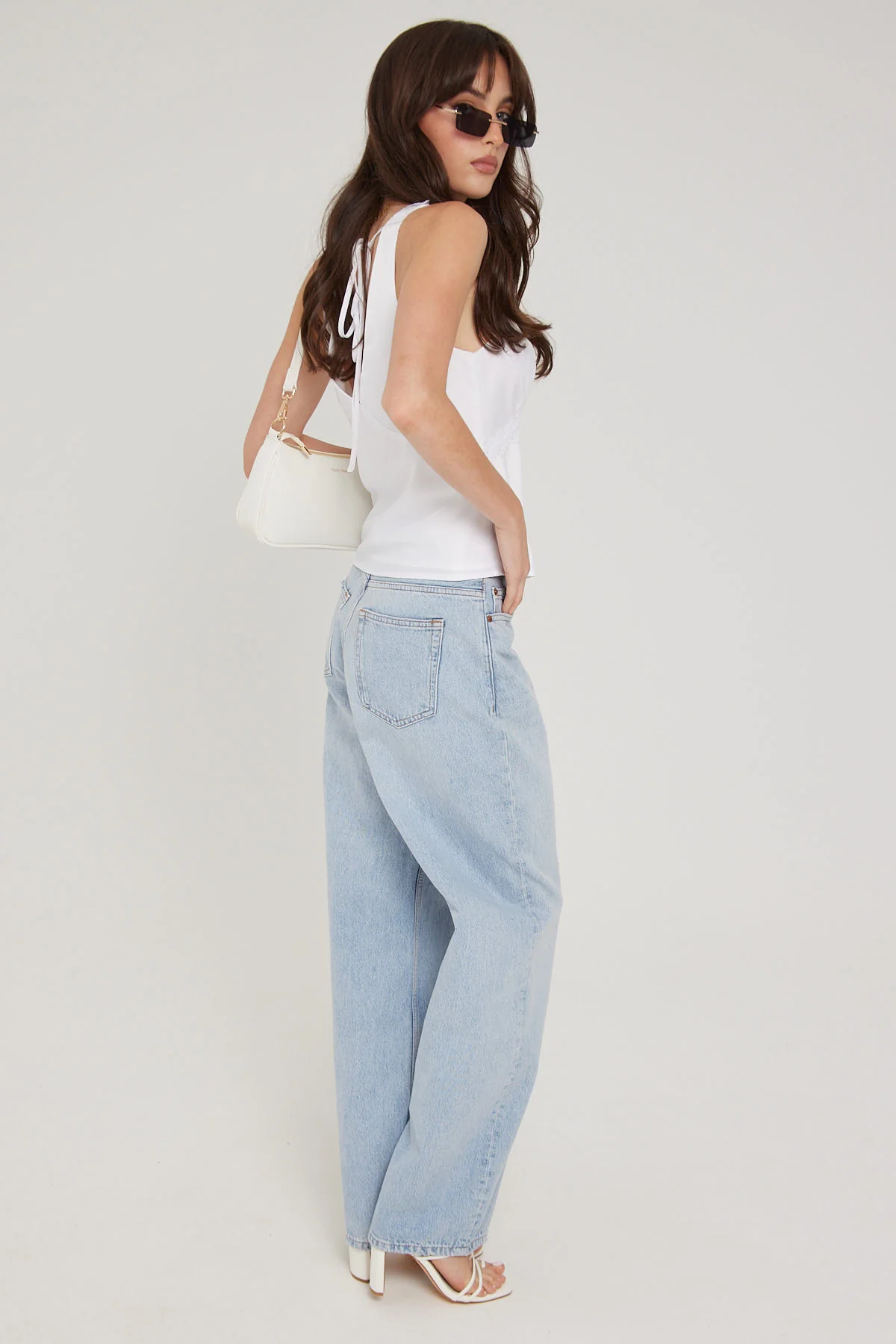Dr Denim Donna Jean Stream Light Worn - Image 4