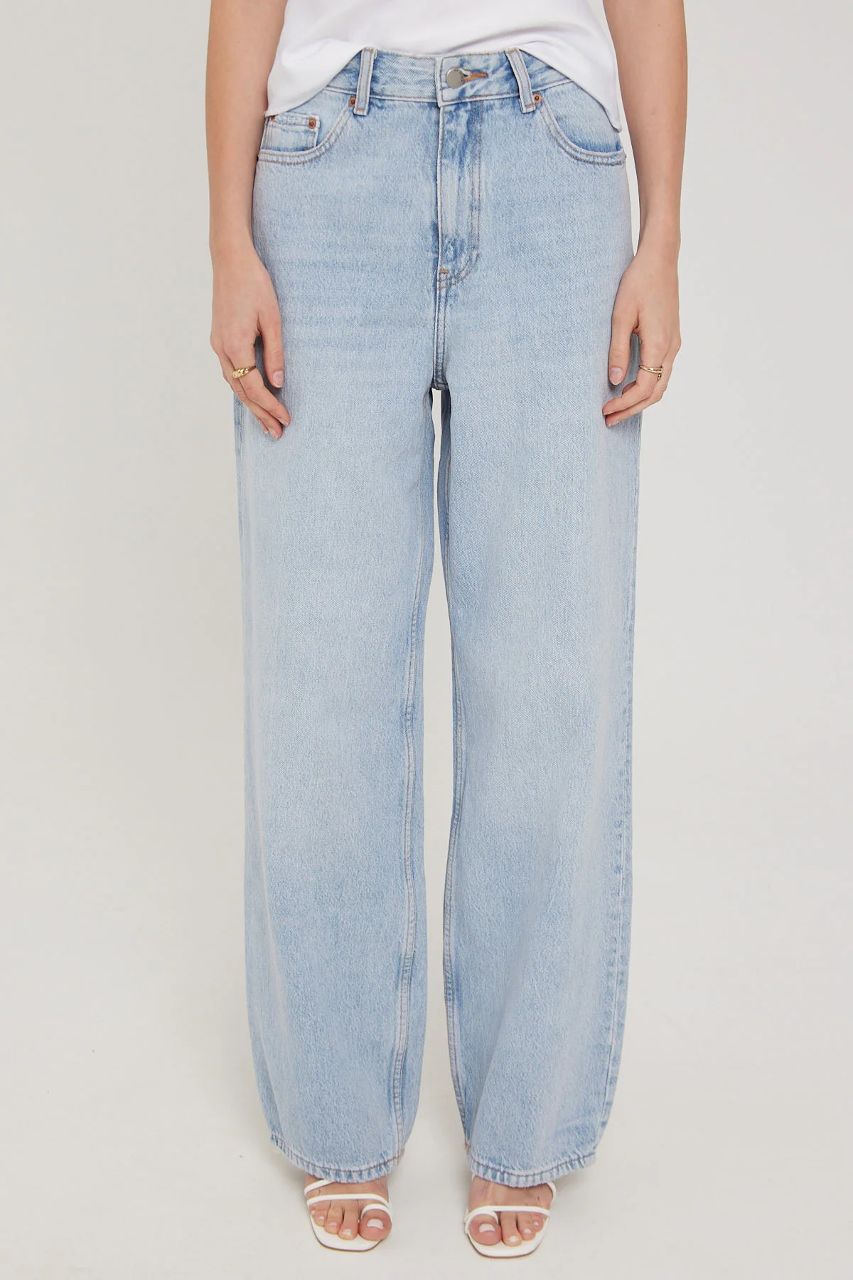 Dr Denim Donna Jean Stream Light Worn - Image 6