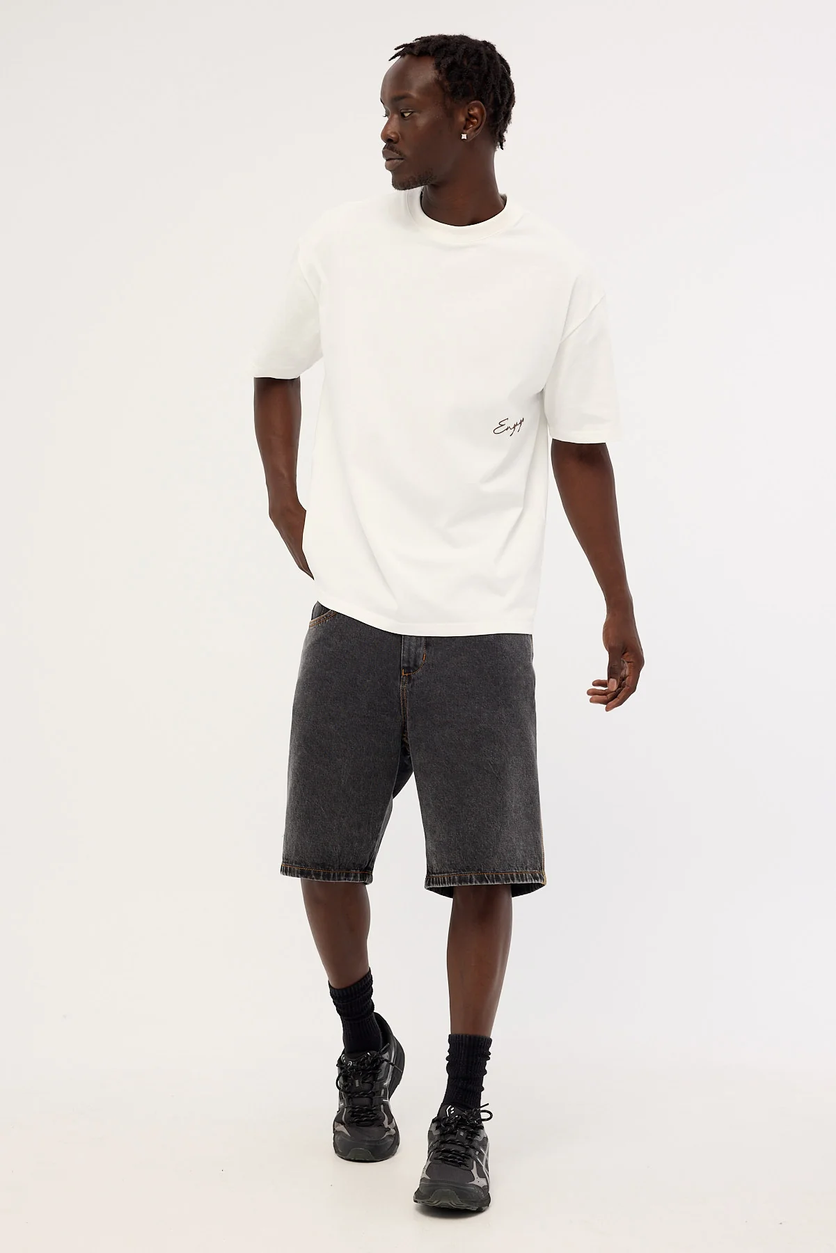 Engage Champion Mentality Puff Oversize Tee Off White - Image 2