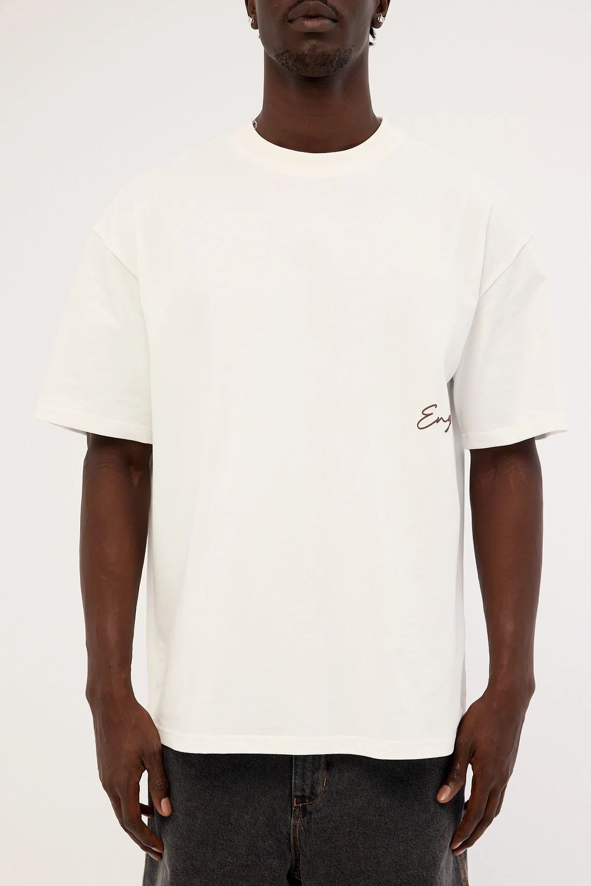Engage Champion Mentality Puff Oversize Tee Off White - Image 7