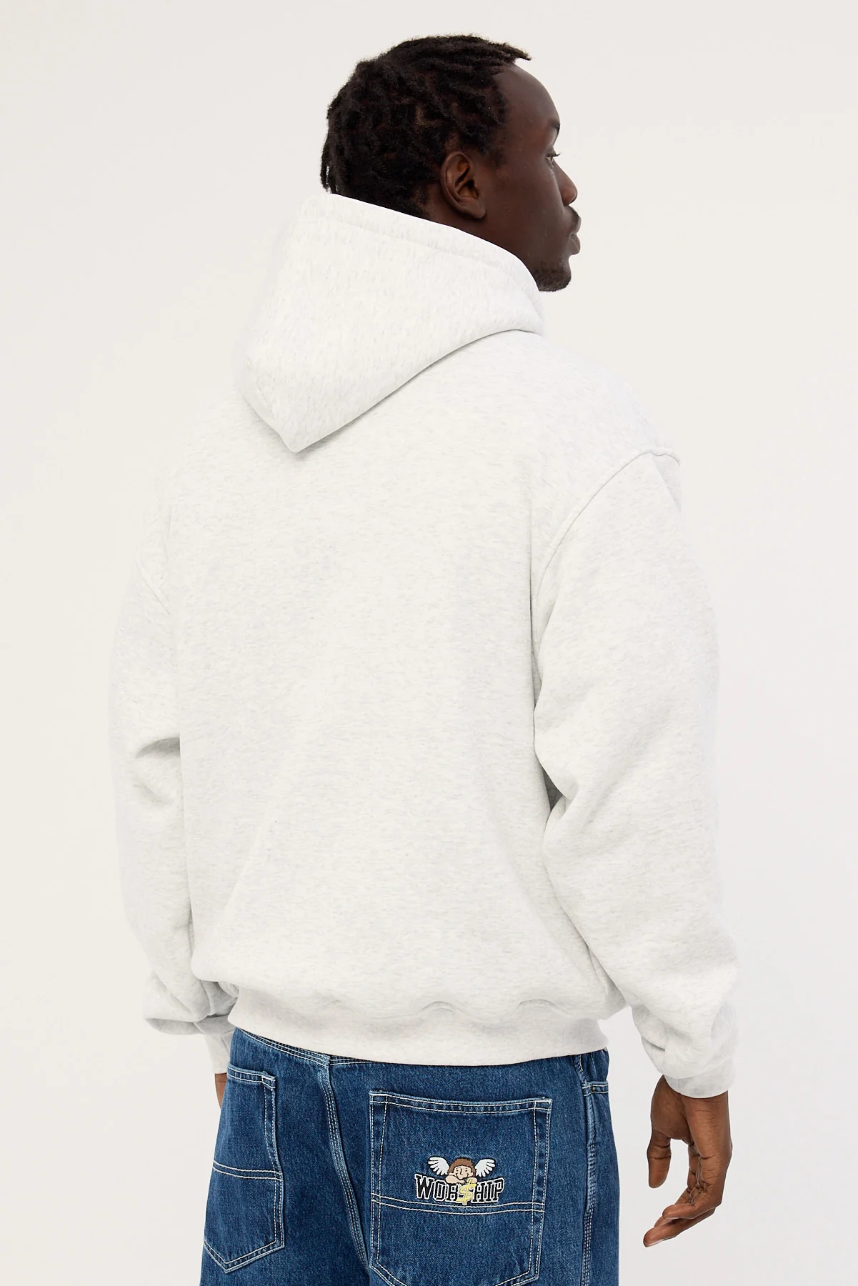 Engage Chenille Patch Hoodie Grey - Image 4