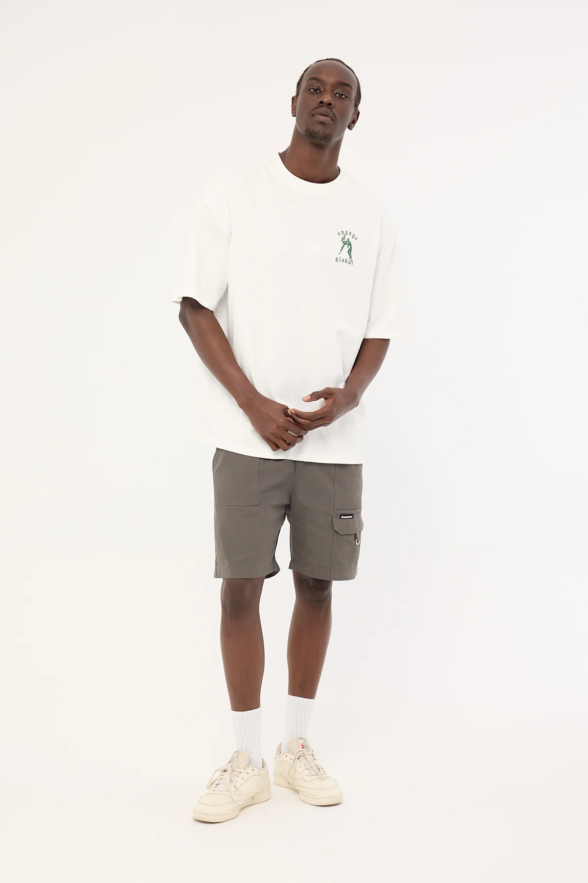 Engage Combat Oversized Tee Off White - Image 3