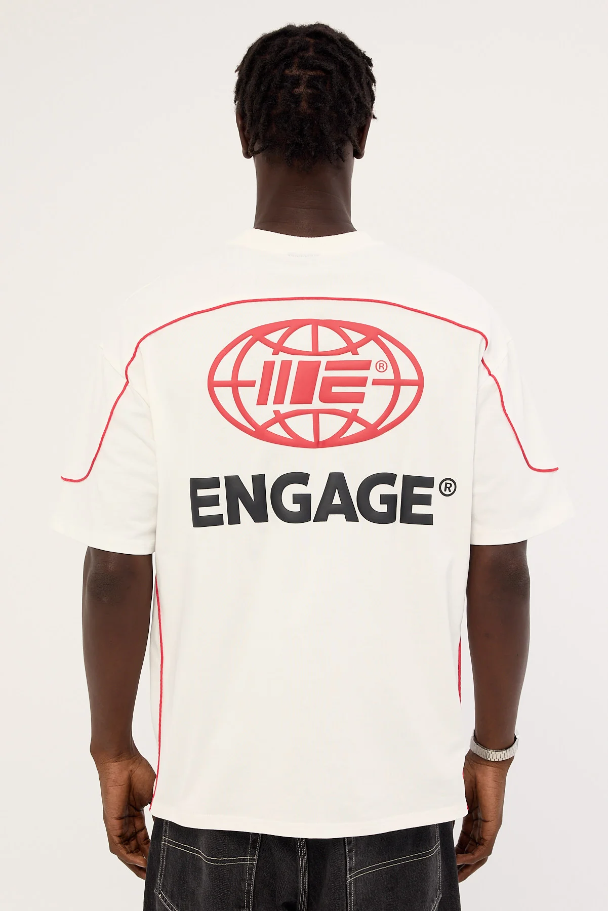 Engage Engage Global Piping Tee White - Image 4