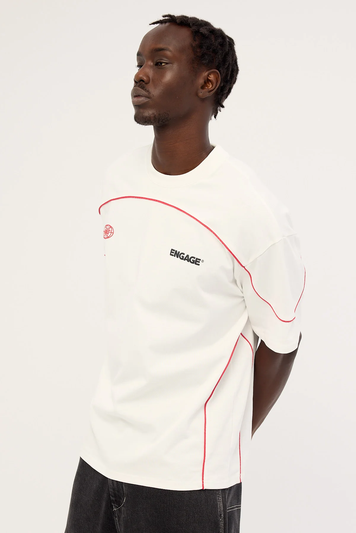 Engage Engage Global Piping Tee White - Image 7