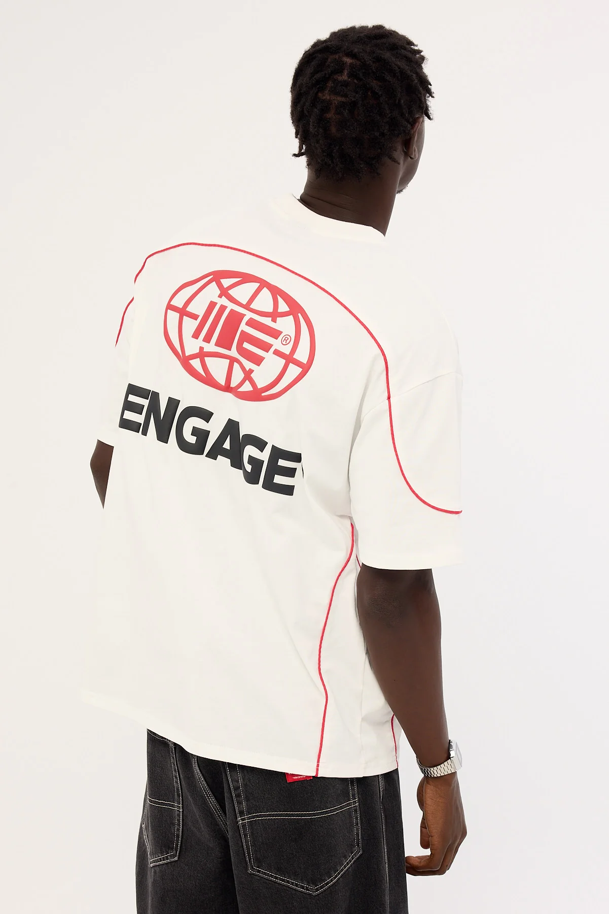 Engage Engage Global Piping Tee White - Image 8