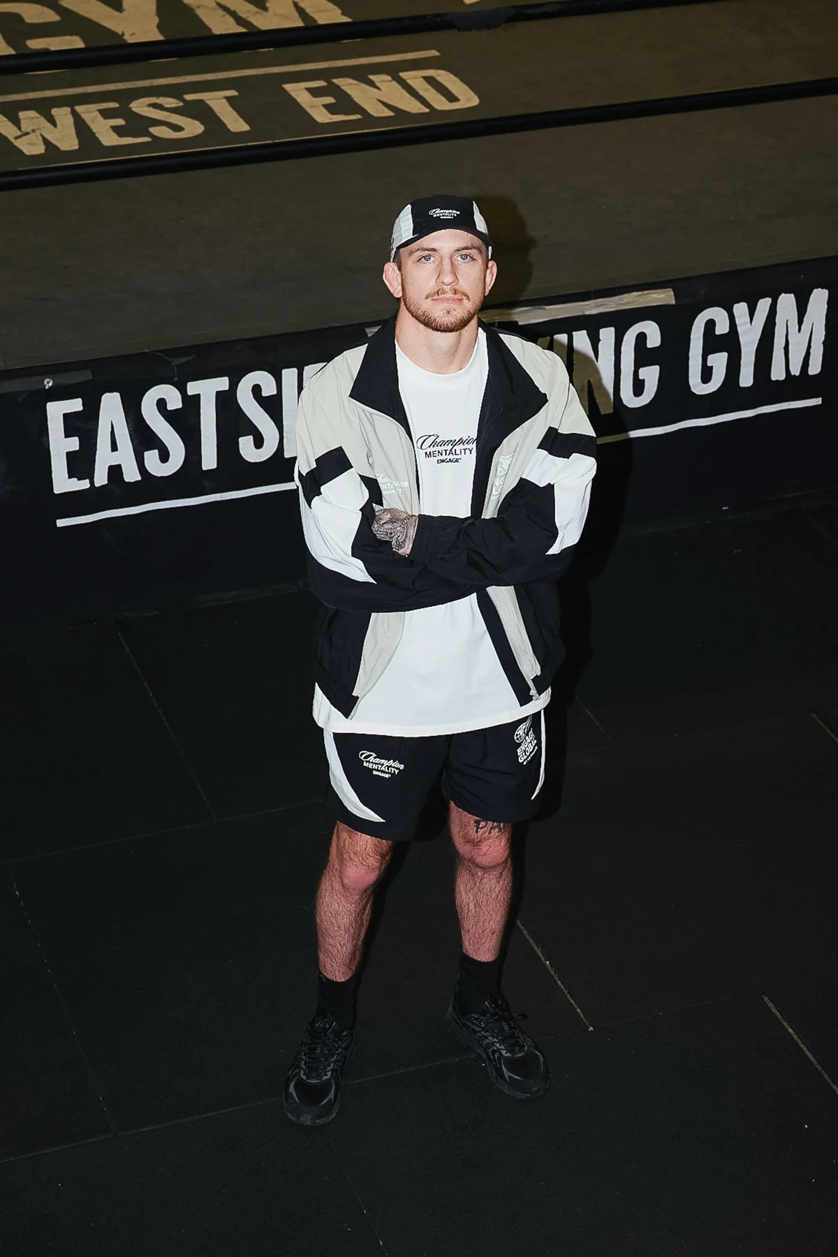 Engage Global Track Suit Jacket Black/Grey - Image 15