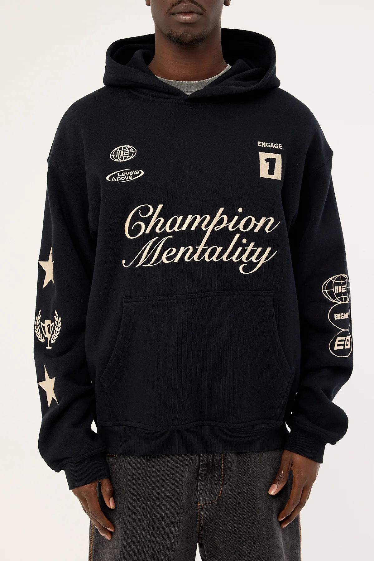 Engage Gloves Up Hoodie Black - Image 10