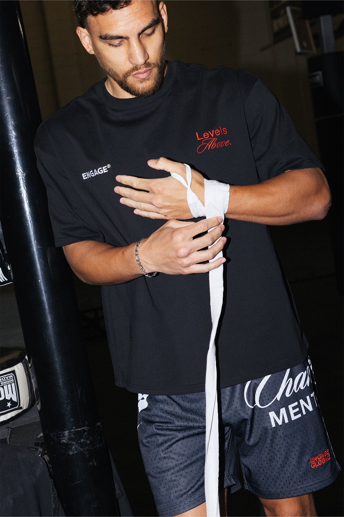 Engage Levels Above Oversized Tee Black - Image 3