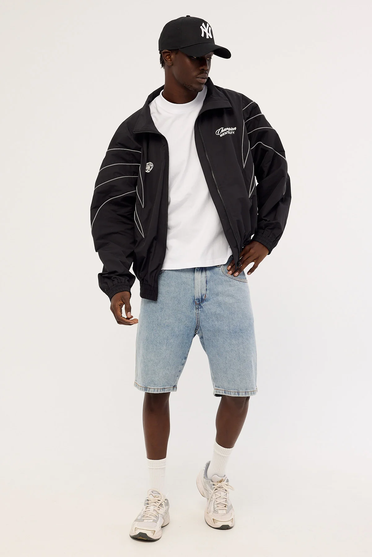 Engage Reflective Global Tracksuit Jacket Black - Image 8