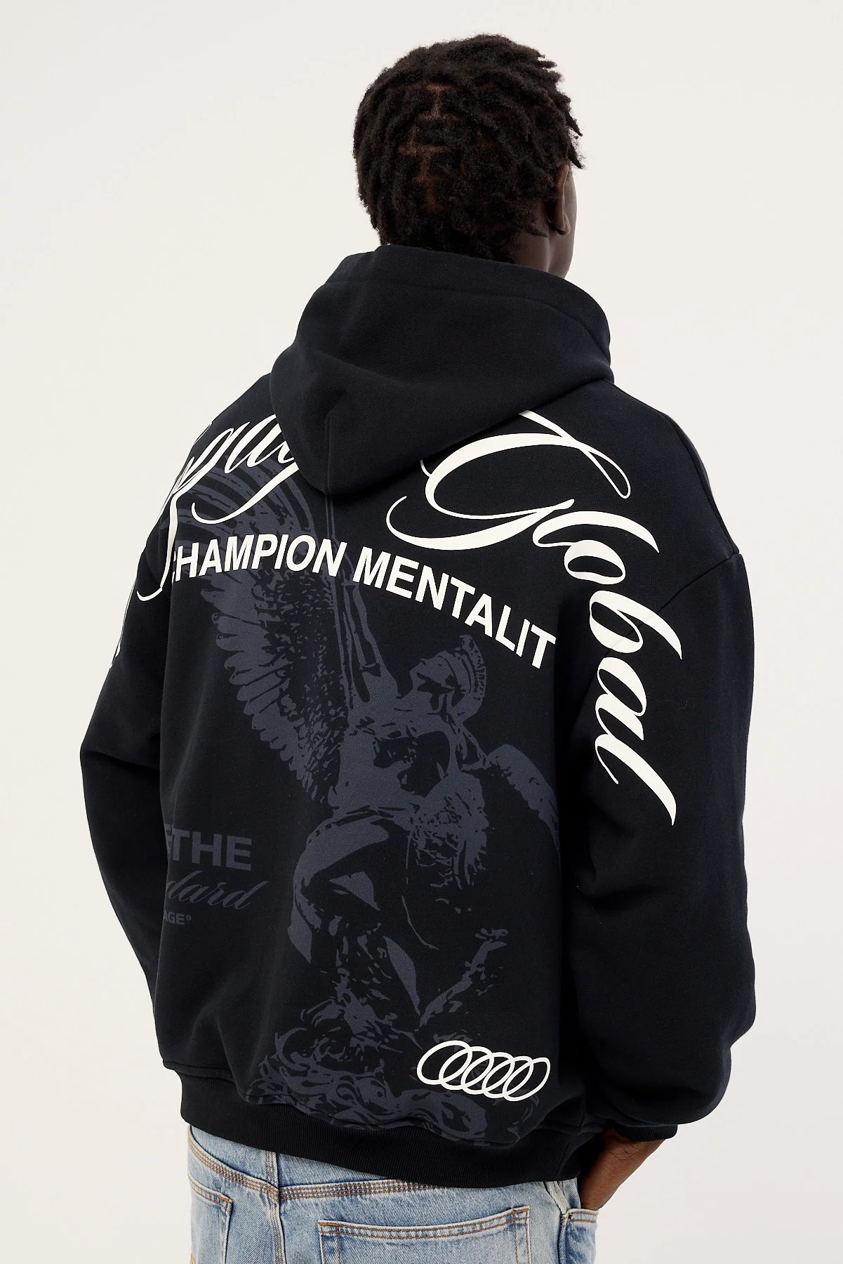 Engage Set The Standard Hoodie Black - Image 6