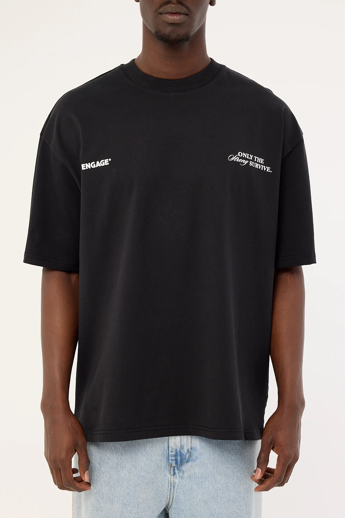 Engage Survival Oversized Tee Black - Image 7