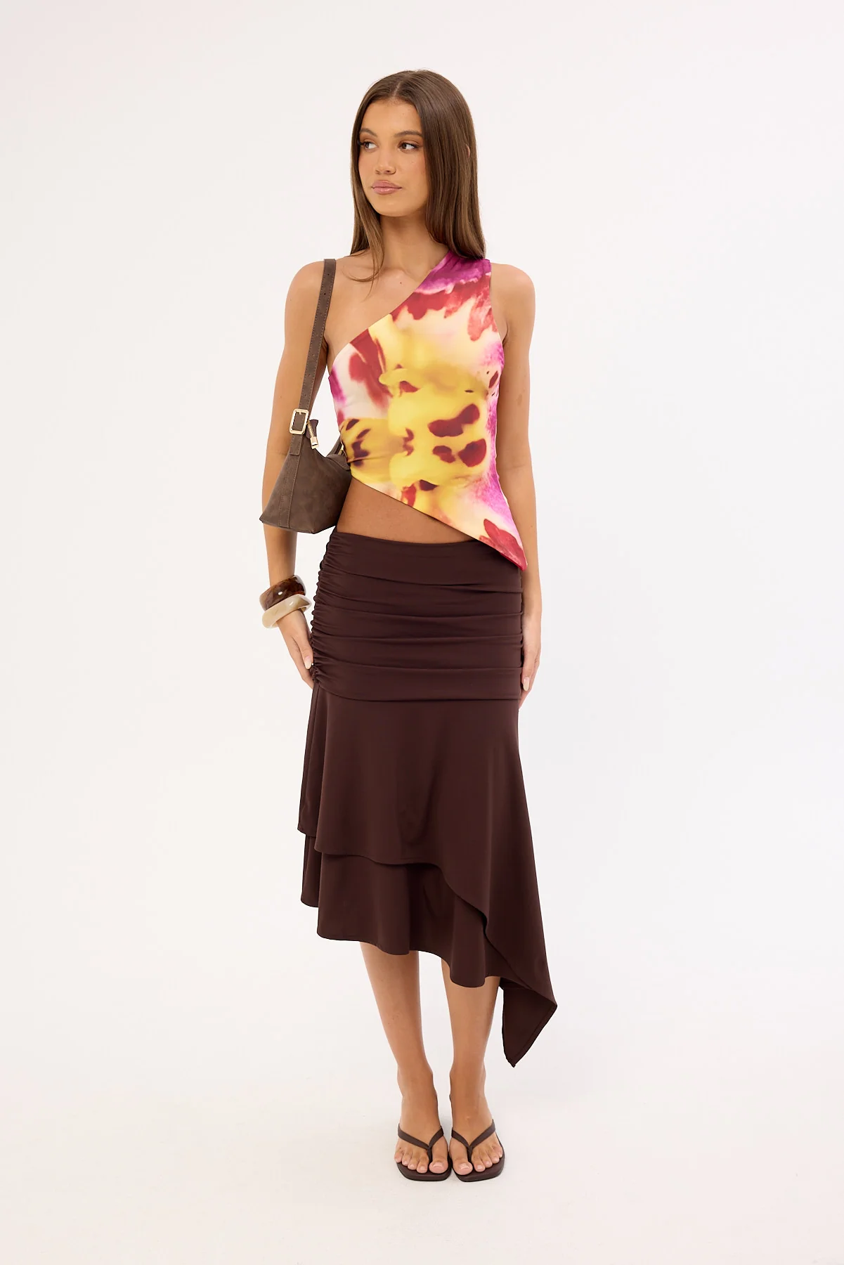 Feners Besos Bloom One Shoulder Top Bloom - Image 2