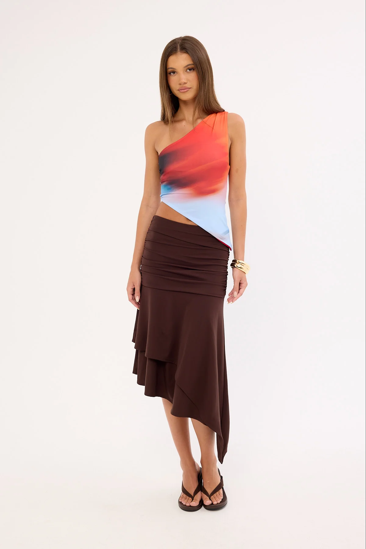 Feners Besos Rosella One Shoulder Top Rosella - Image 4