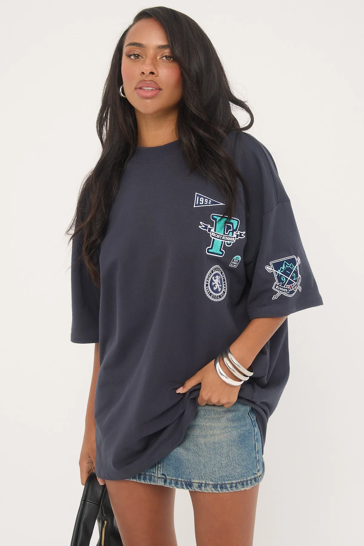 Front Runner Coureur Avant Tee Navy - Image 4