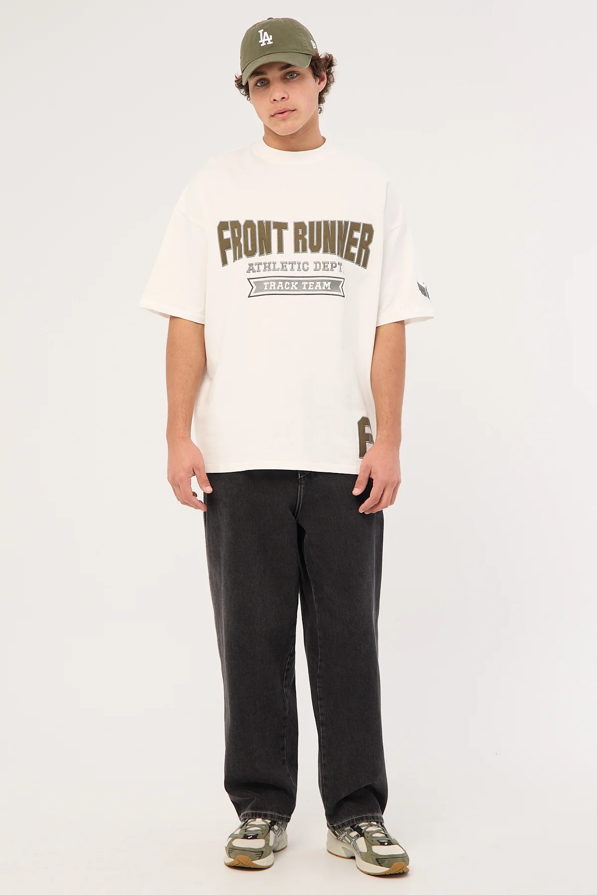 Front Runner Althetic Dept Tee Off White - Image 2