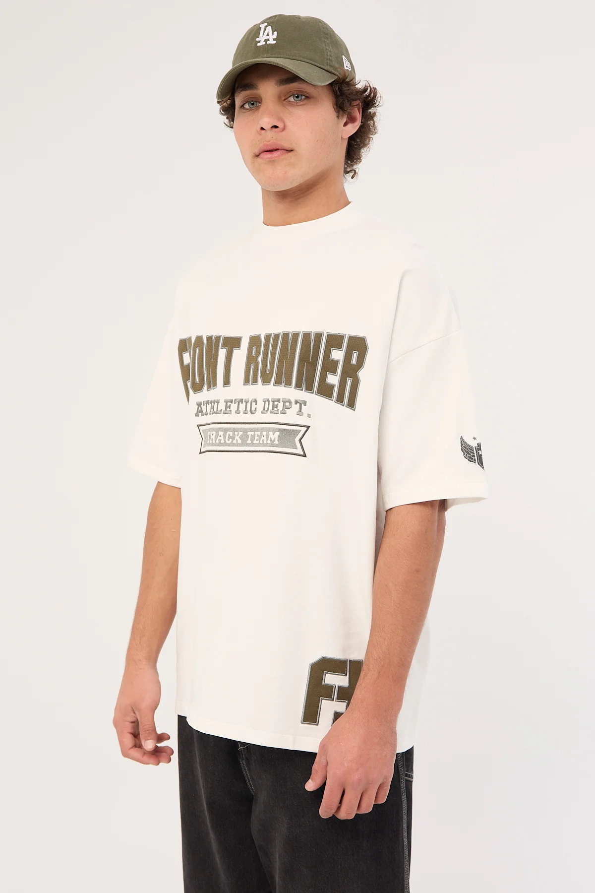 Front Runner Althetic Dept Tee Off White - Image 4