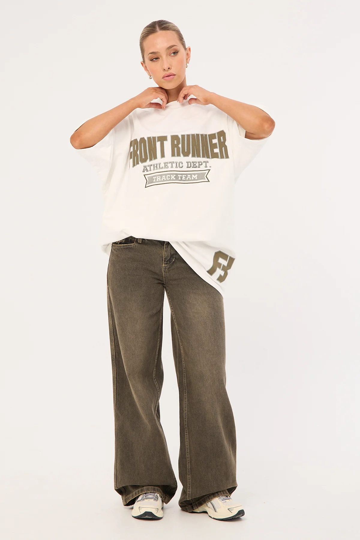 Front Runner Althetic Dept Tee Off White - Image 5