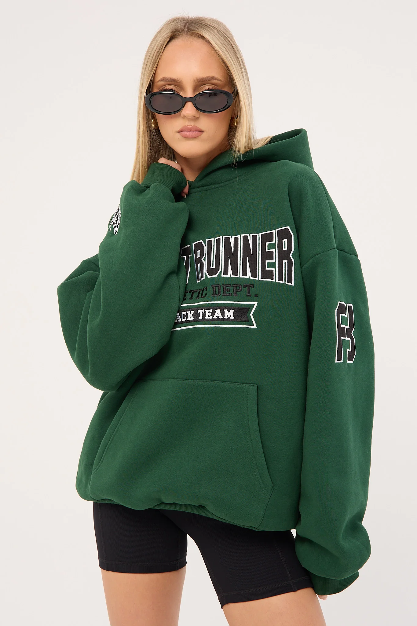 Front Runner Athletic Department Hoodie College Green - Image 10
