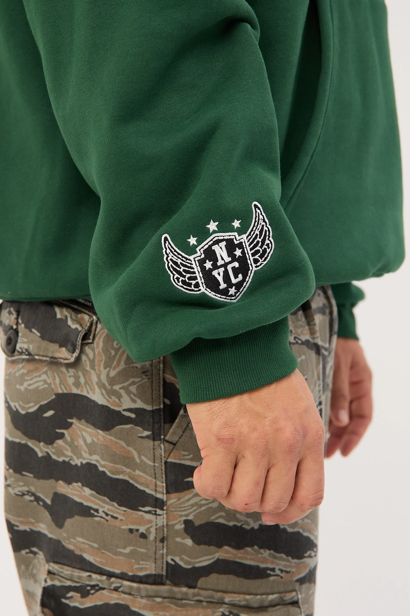 Front Runner Athletic Department Hoodie College Green - Image 6