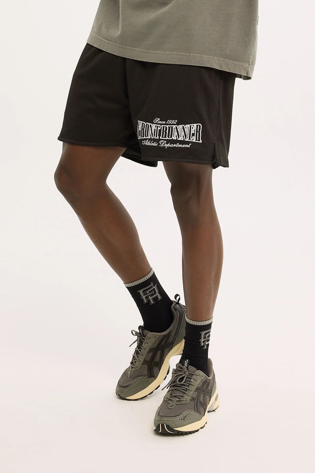 Front Runner Athletic Dept. Excellence Mesh Short Black &amp; White - Image 6