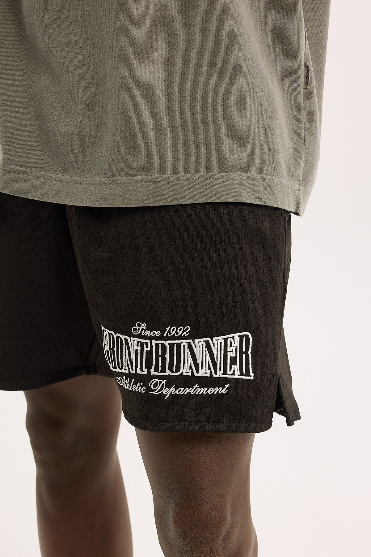 Front Runner Athletic Dept. Excellence Mesh Short Black &amp; White - Image 7
