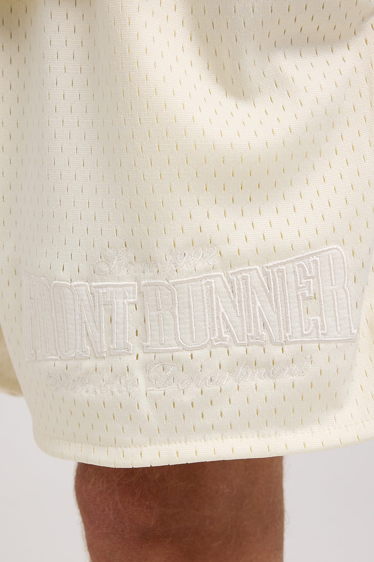 Front Runner Athletic Dept. Excellence Mesh Short Vanilla - Image 6