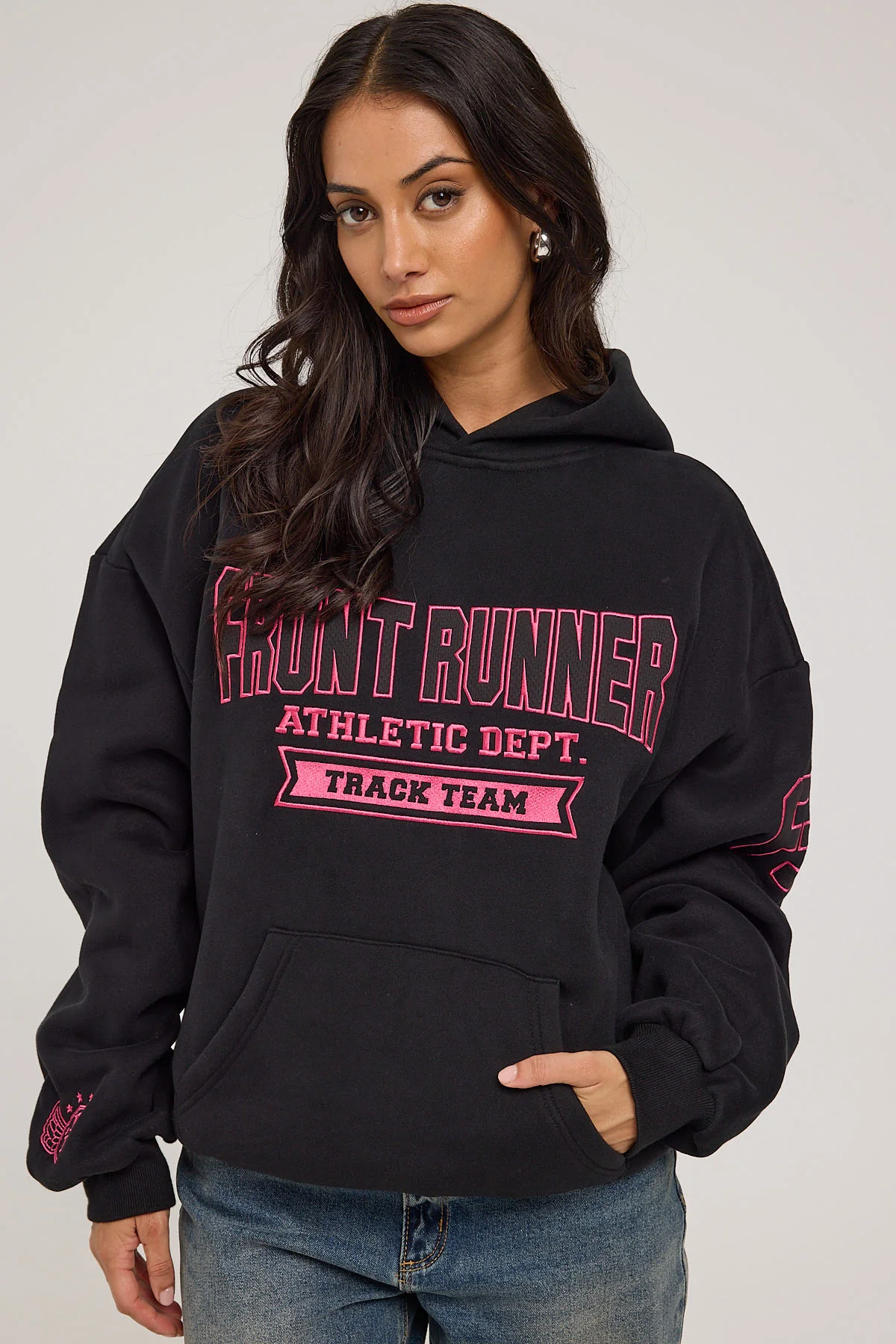 Front Runner Athletic Dept. Hoodie Black - Image 2