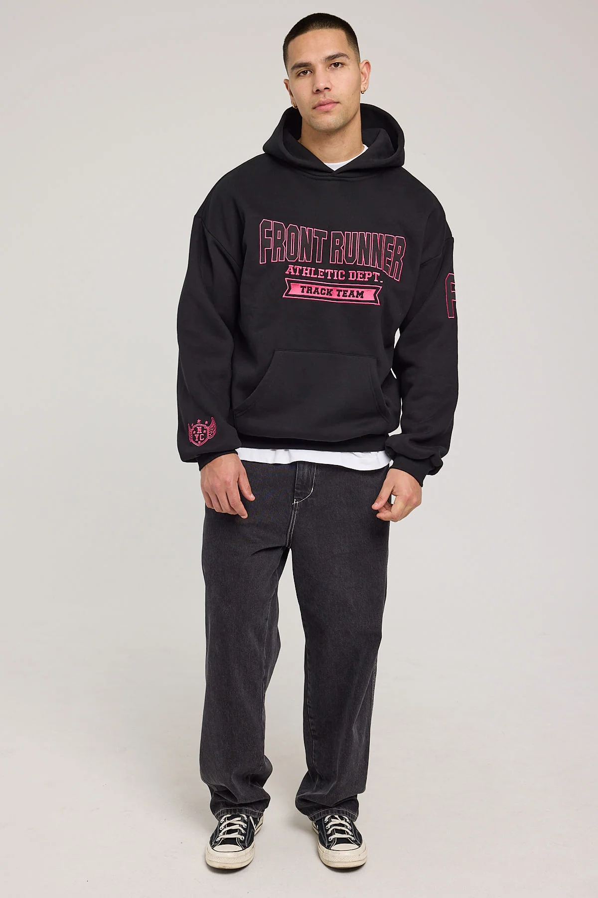 Front Runner Athletic Dept. Hoodie Black - Image 4