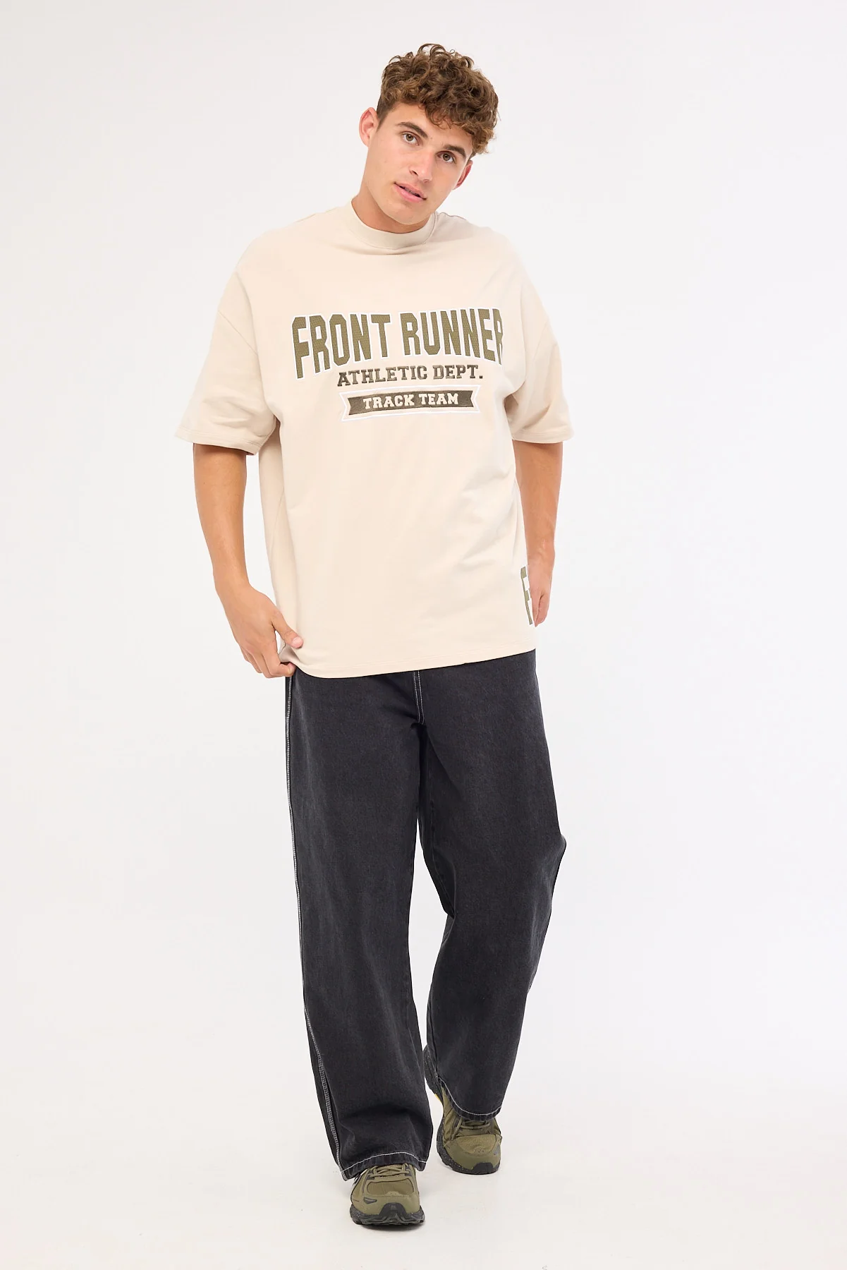 Front Runner Athletic Dept Tee Malt - Image 2