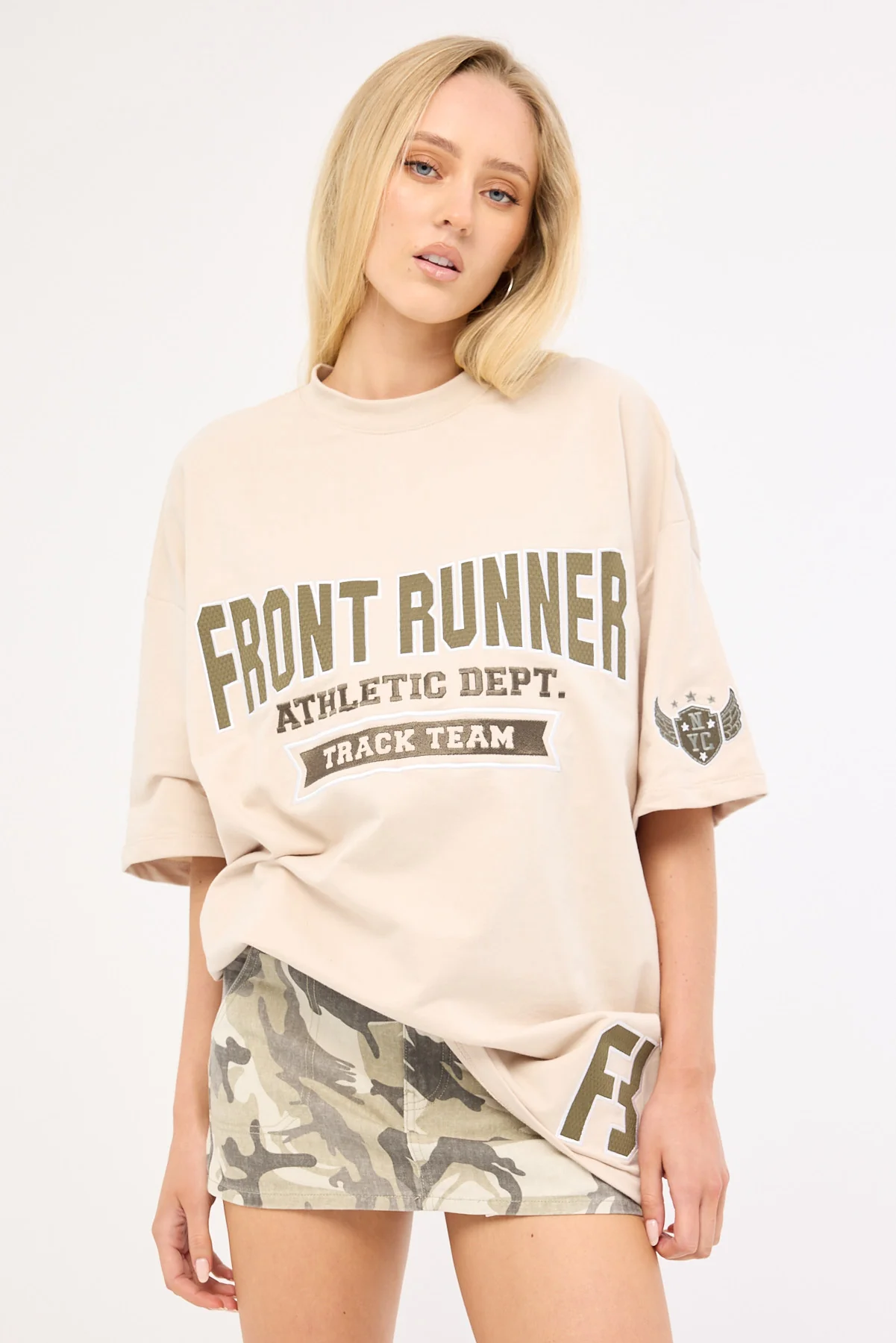 Front Runner Athletic Dept Tee Malt - Image 4