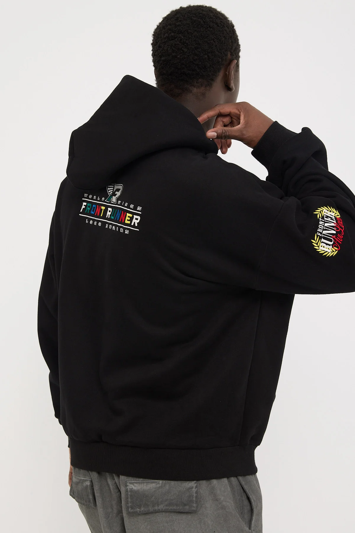 Front Runner Aviation Logo Series Hoodie Black - Image 7