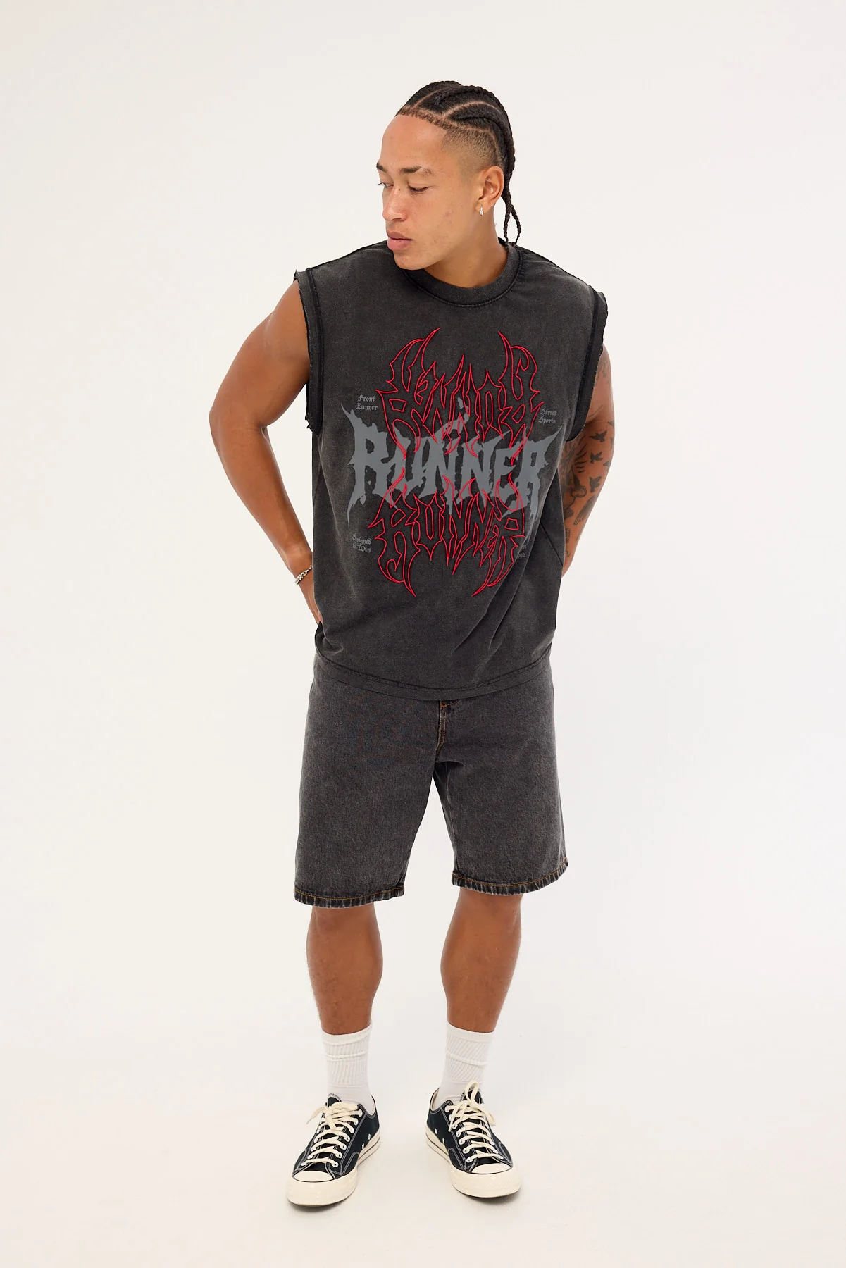 Front Runner Burn Muscle Washed Black - Image 2